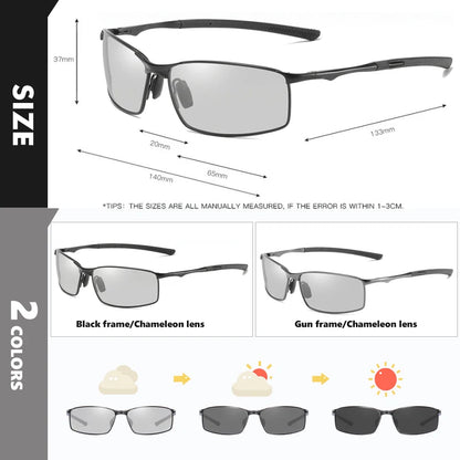 Polarized Driving Photochromic Sun Glasses