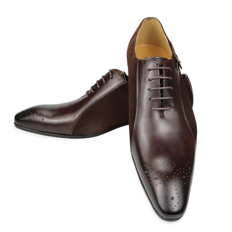 Handmade Brogue Leather Shoes