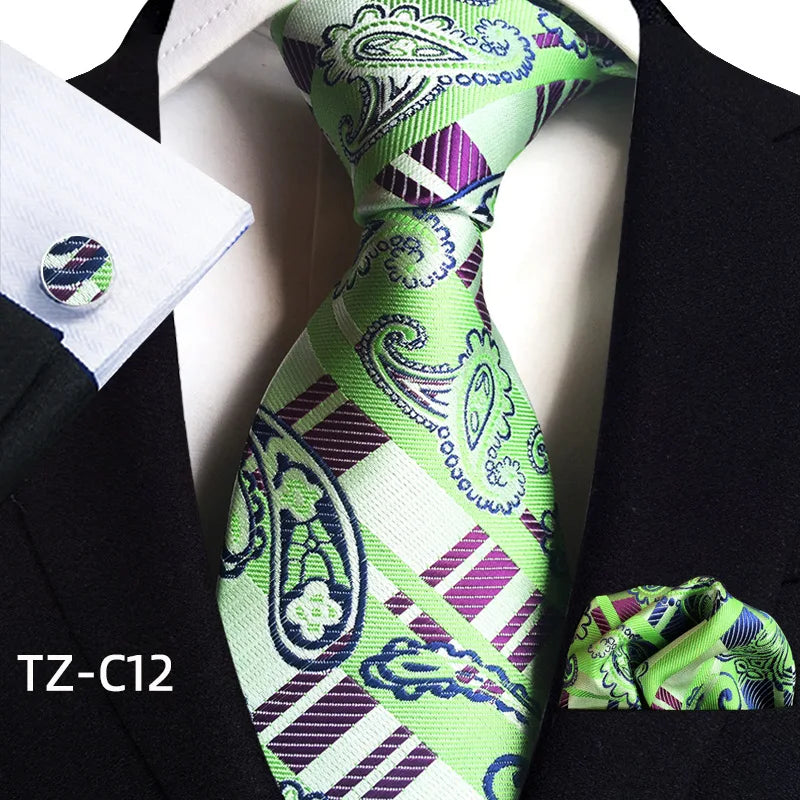 Classic Paisley Silk Ties For Men