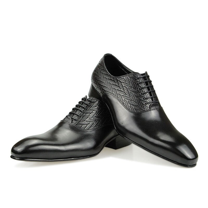 High Grade Black Leather Shoes