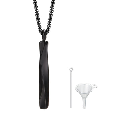 Mobius Bar Pendant Necklaces