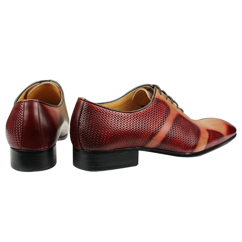 Sapato Oxford High Quality Genuine Leather Men Shoe