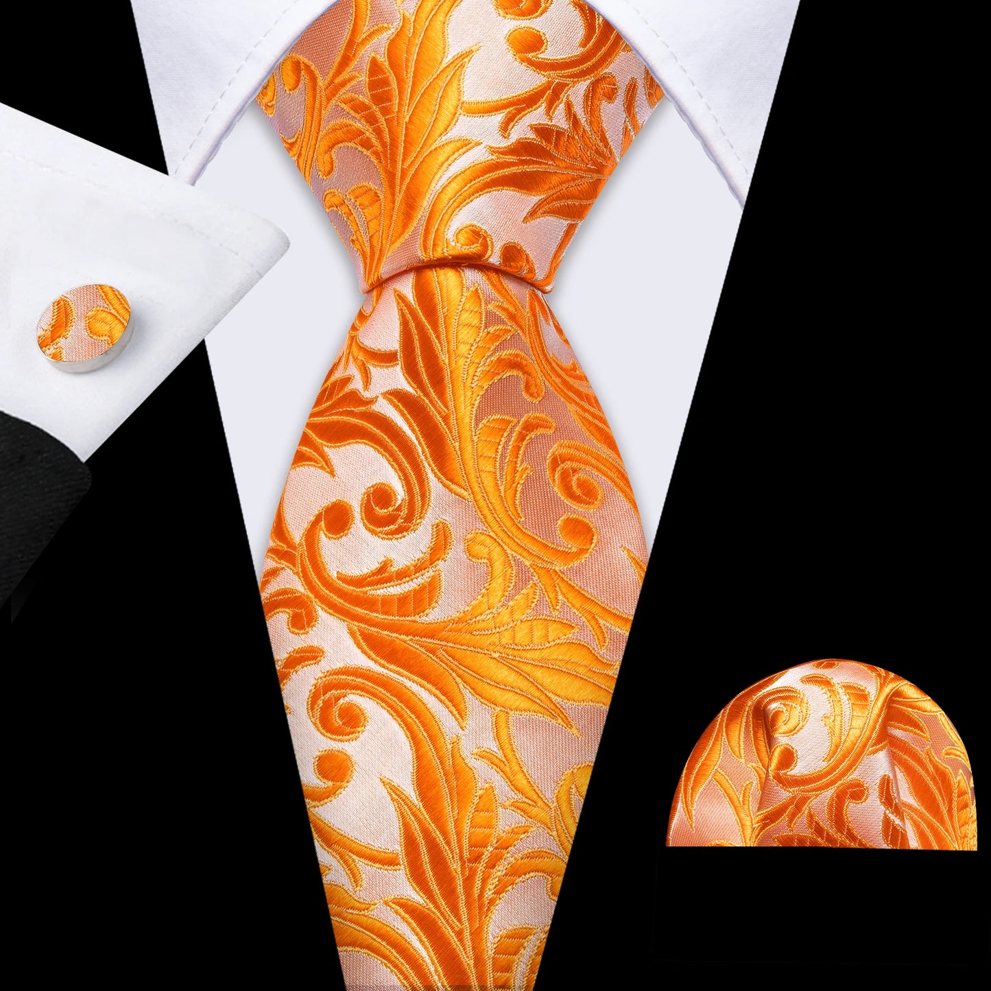 Floral Silk Men Tie