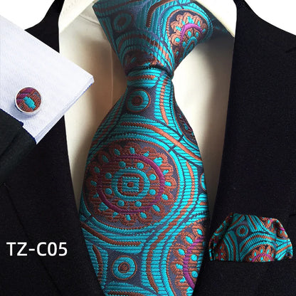 Classic Paisley Silk Ties For Men