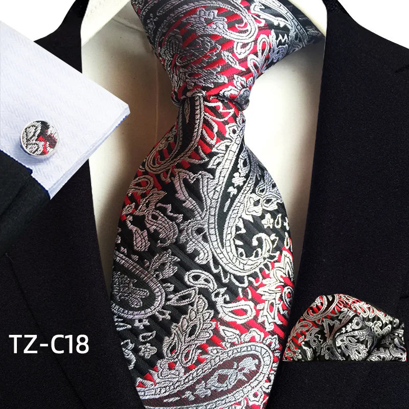 Classic Paisley Silk Ties For Men