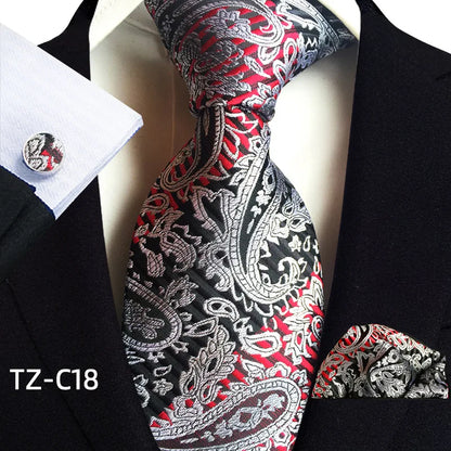 Classic Paisley Silk Ties For Men