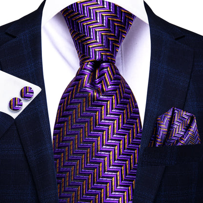 Light Purple Solid Tie For Men