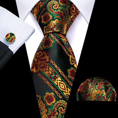 Gold Silk Mens Tie