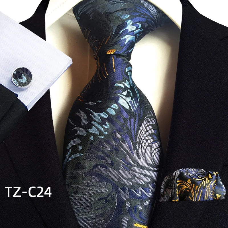 Classic Paisley Silk Ties For Men