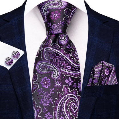 Light Purple Solid Tie For Men