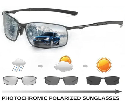 Polarized Driving Photochromic Sun Glasses