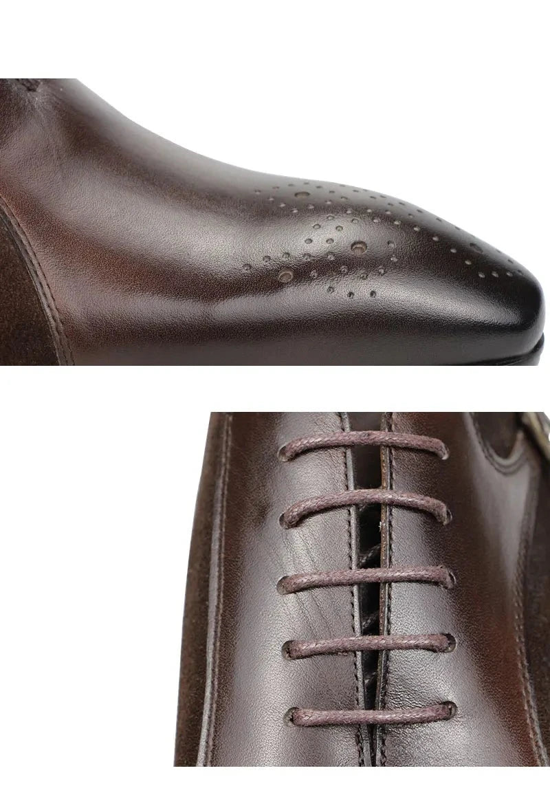 Handmade Brogue Leather Shoes