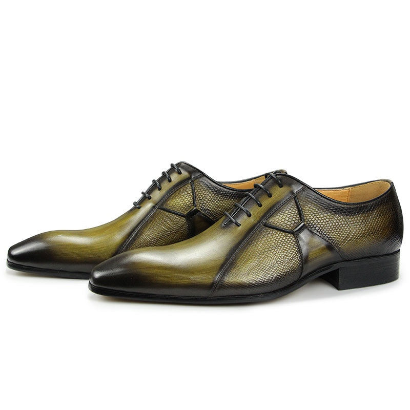 Social Style Leather Dress Shoes