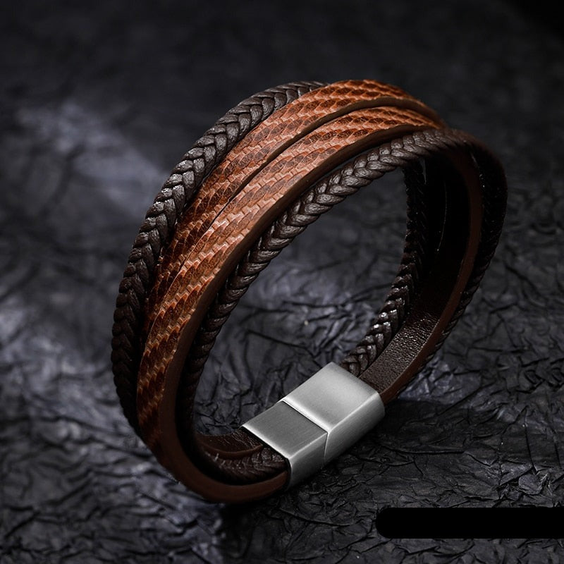 Multi-layer Leather Bracelets