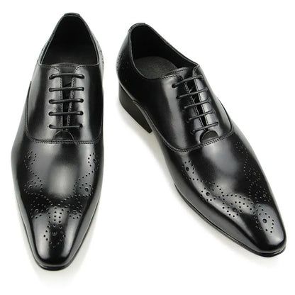 Retro Genuine Lace-up Leather Shoes