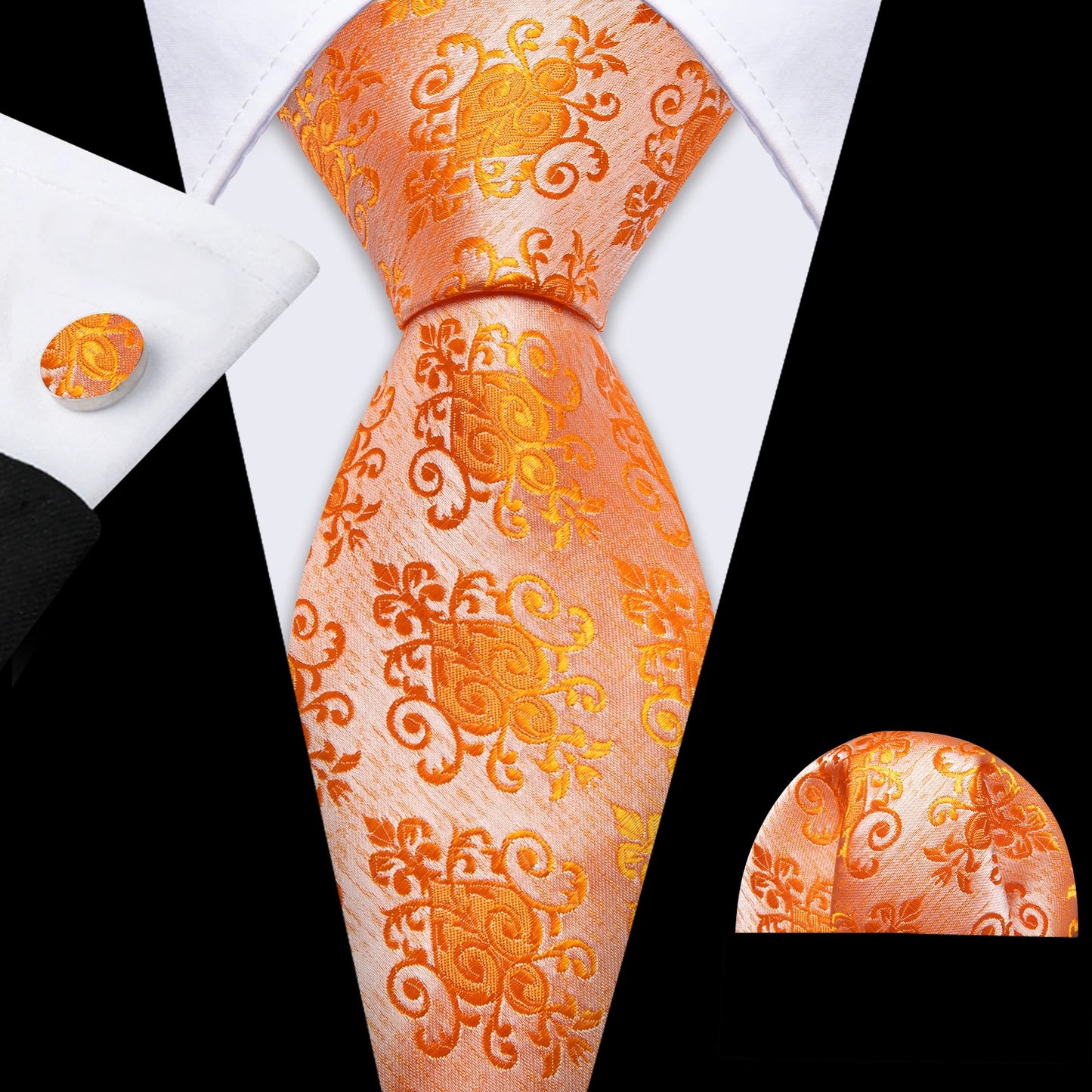 Floral Silk Men Tie