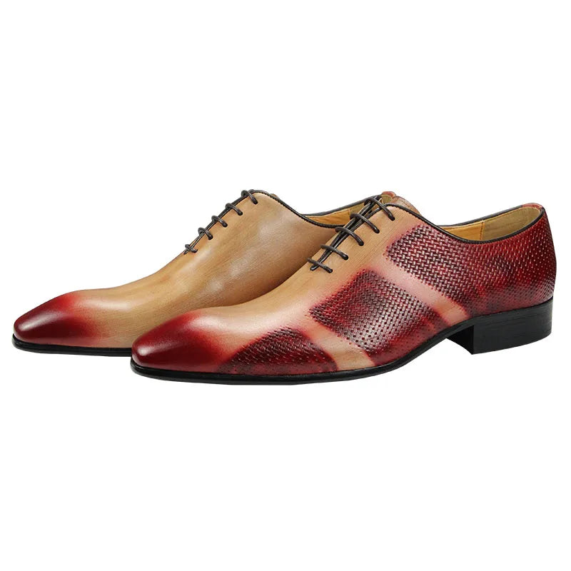 Sapato Oxford High Quality Genuine Leather Men Shoe