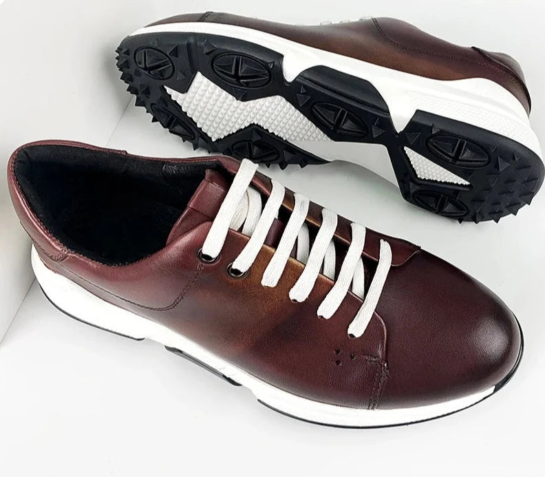 Classic Genuine Leather Lace-up Shoes