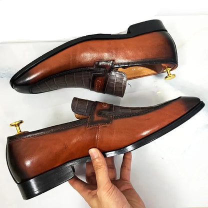 High Quality Genuine Leather Loafers Men Shoe