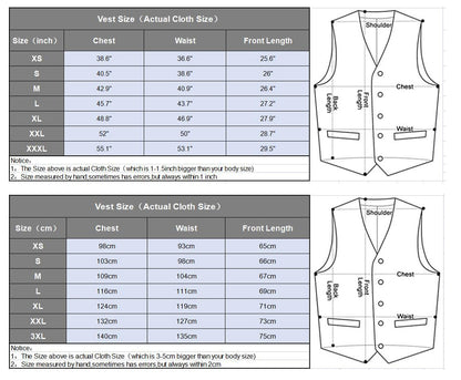 Changing Color Suit Vest