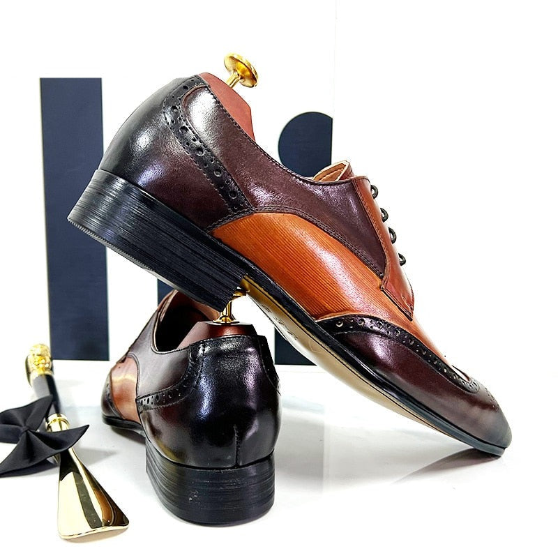 Luxury Brand Men's Leather Shoes