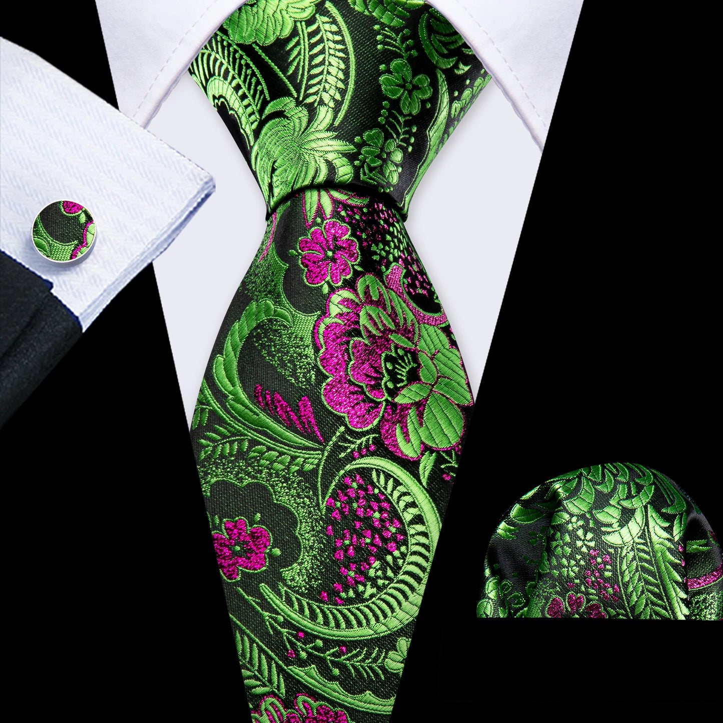 Floral Silk Men Tie