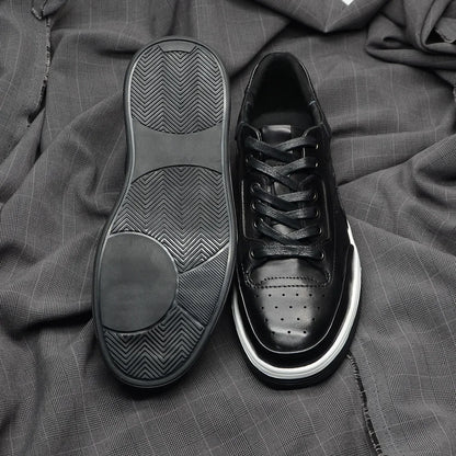 Breathable Casual Leather Sneakers