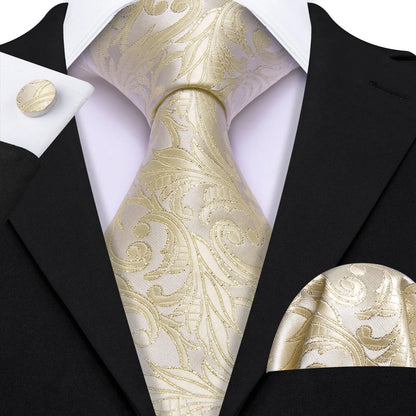 Gold Silk Mens Tie