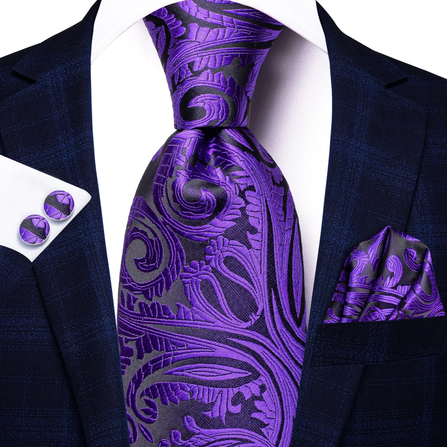 Light Purple Solid Tie For Men