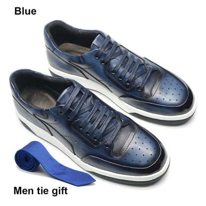 Breathable Casual Leather Sneakers