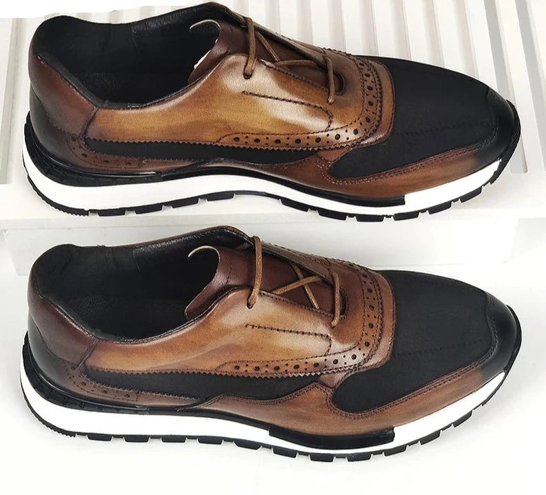 Luxury Genuine Leather Sneakers