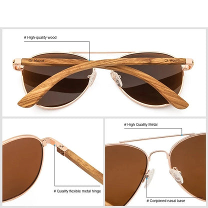 Wood Polarized Sunglasses