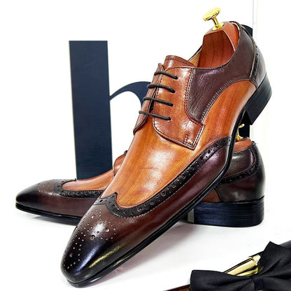 Luxury Brand Men's Leather Shoes