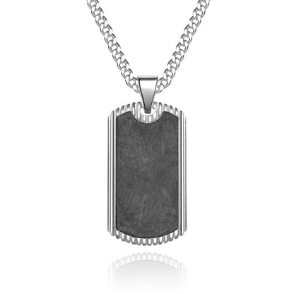 Stainless Steel Dog Tag Pendant Necklace