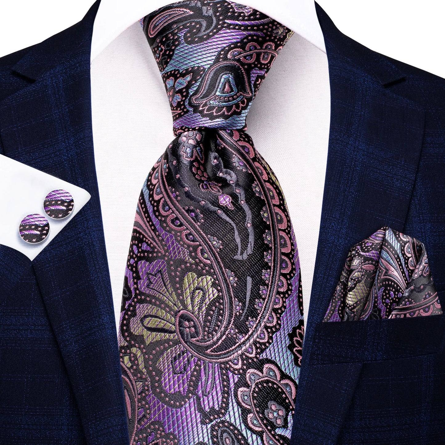 Light Purple Solid Tie For Men