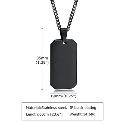 Men Dogtag Necklaces