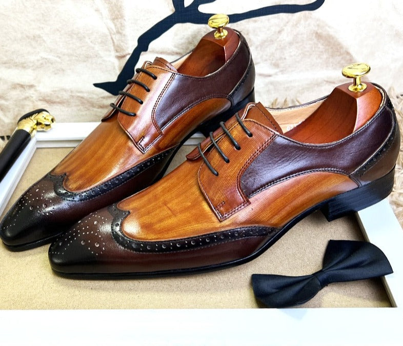 Luxury Brand Men's Leather Shoes