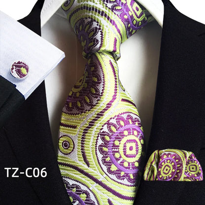 Classic Paisley Silk Ties For Men