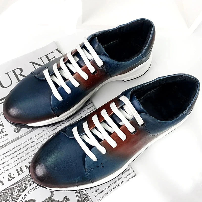 Classic Genuine Leather Lace-up Shoes