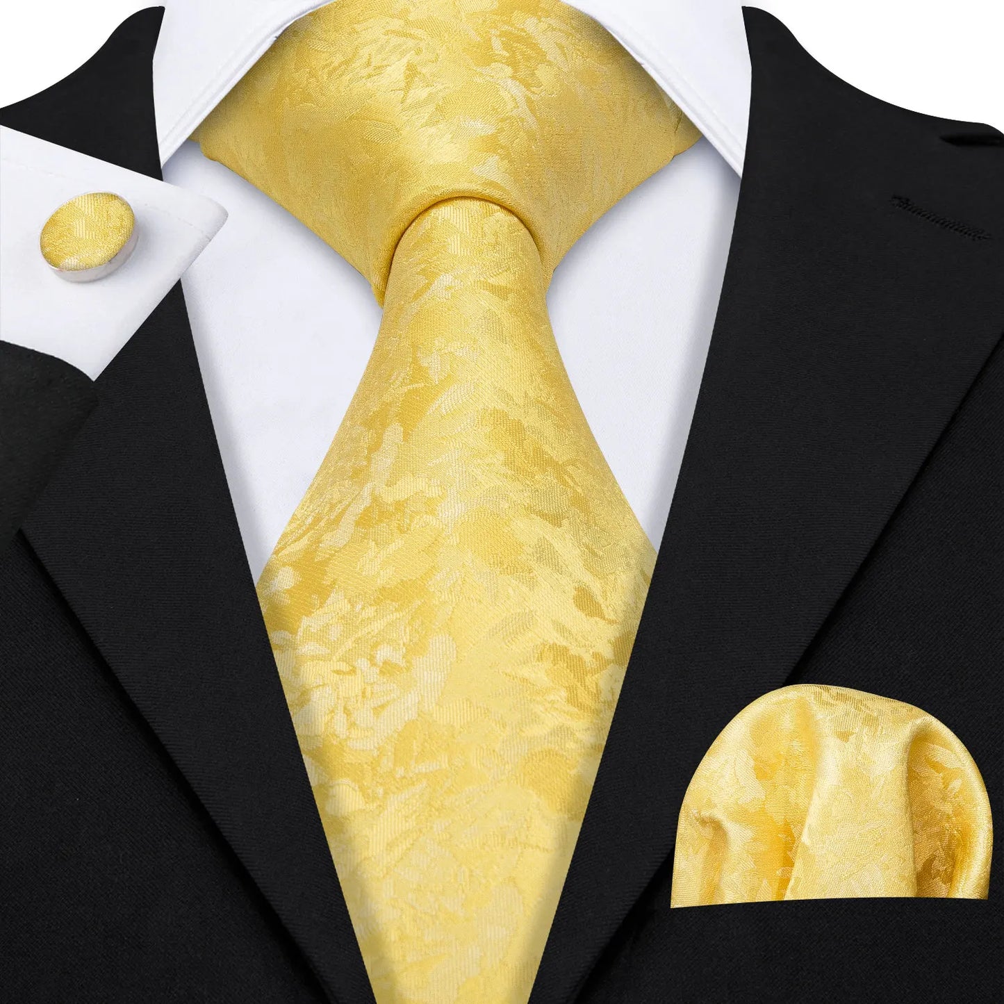 Gold Silk Mens Tie