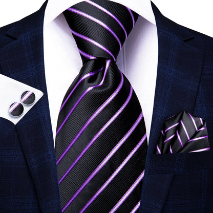 Light Purple Solid Tie For Men