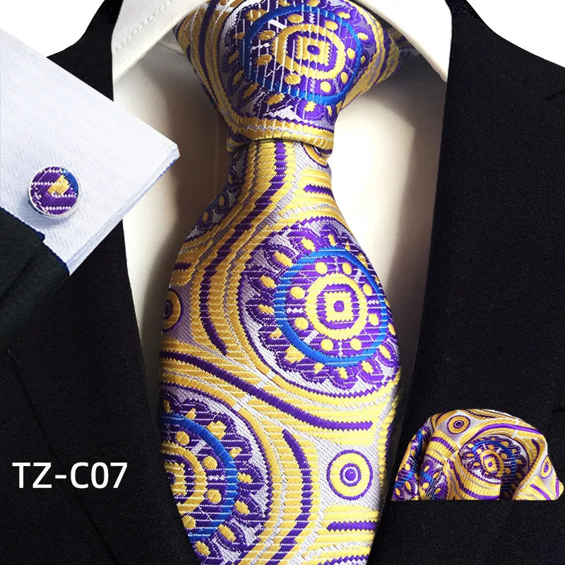 Classic Paisley Silk Ties For Men