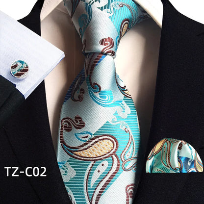 Classic Paisley Silk Ties For Men