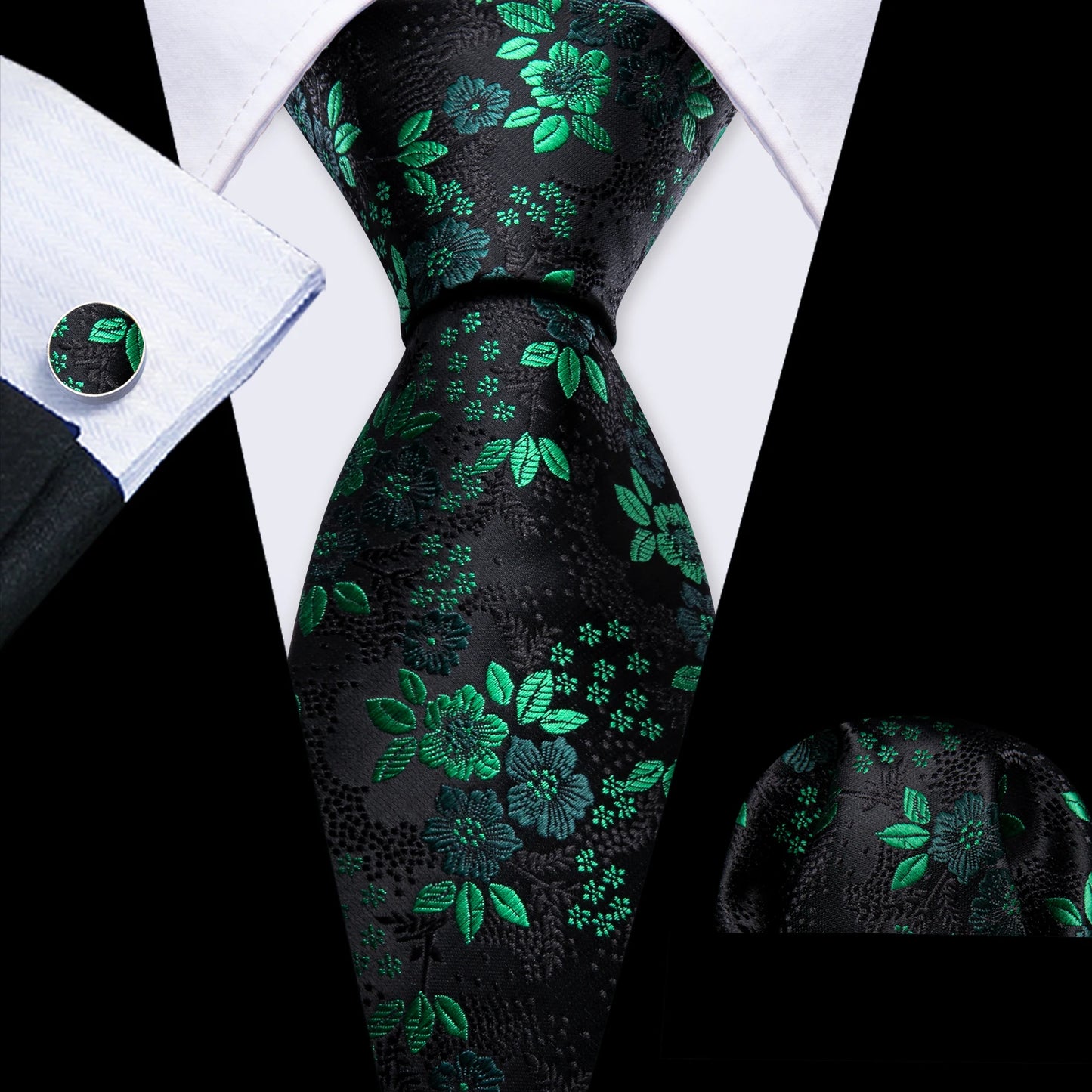 Floral Silk Men Tie