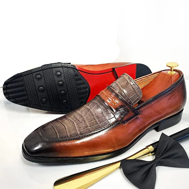 High Quality Genuine Leather Loafers Men Shoe