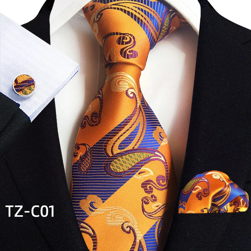 Classic Paisley Silk Ties For Men