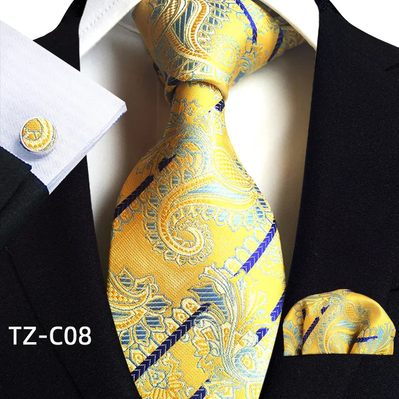 Classic Paisley Silk Ties For Men