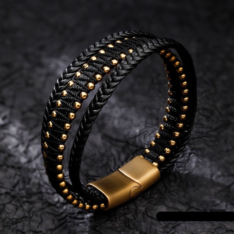 Multi-layer Leather Bracelets