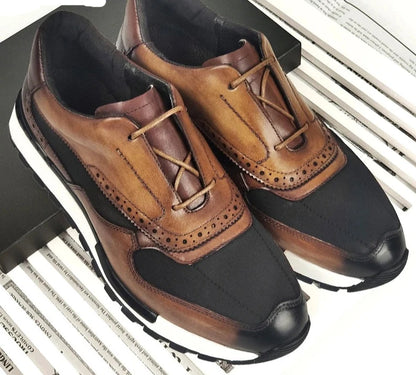 Luxury Genuine Leather Sneakers