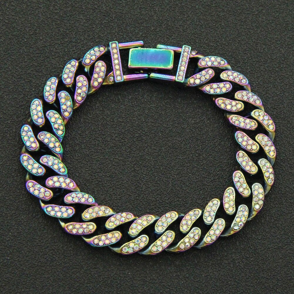 Hip Hop 13MM Rhinestones Bracelet